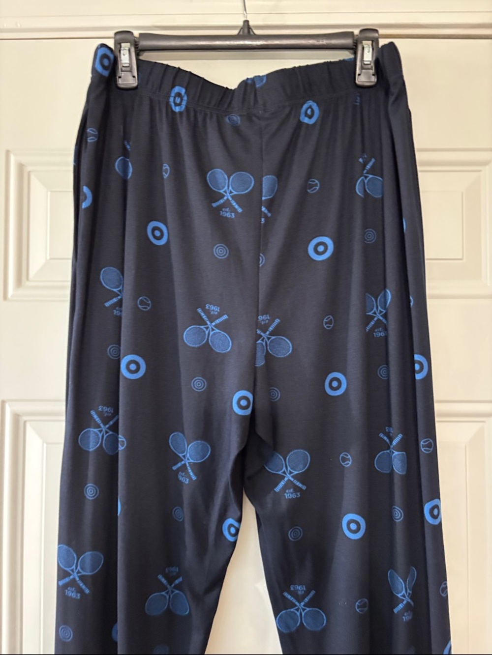 Ben Sherman Navy Blue Tennis Motif Lounge Pants - Picture 3 of 6